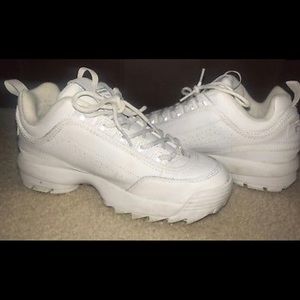 FILA Disruptor II Women’s 8.5 Monochrome